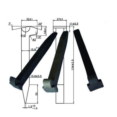 खरीदें Q235 ए स्टील ग्रेड 4.8 6.8 8.8 10.9 वुड स्लीपर के लिए स्क्रू बोल्ट online manufacture