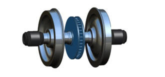 खरीदें 1-1450 मिमी व्हील व्यास रेल वैगन व्हीलसेट और ट्रॉली सिस्टम EN 13260/13262 मानक अनुपालन के साथ online manufacture