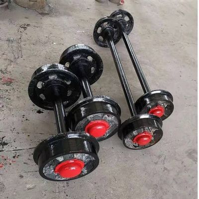 Locomotive Railway Wheel Set With 762mm Track Gauge  ISO9001 2008 ODM