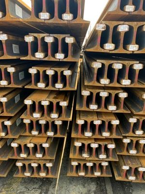 खरीदें खनन रेल रोड स्टील ट्रैक रेल, दीन क्रेन रेल पी 24 जीबी मानक 93.66 मिमी हेगथ online manufacture