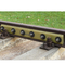 टी टाइप गाइड रेल के लिए स्टील रेलवे फिश प्लेट्स 4 होल्स 6 होल्स के साथ