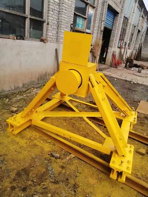 रेल स्लाइडिंग स्टॉपर मैकेनिकल बफर रेलवे कार बफर व्हील चॉक्स रेल कार स्टॉपर