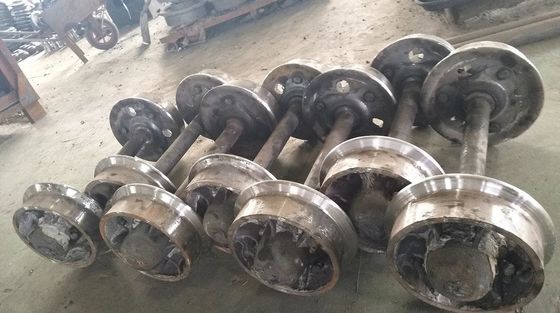 Industrial Railway Wheel Set , Kingrail Railroad Wheels For Trucks 650mm Gauge ODM