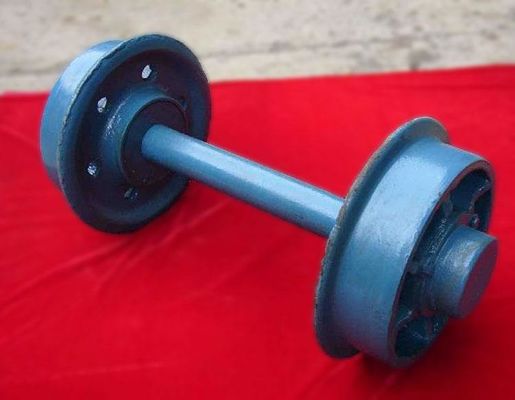 माइनिंग रेल व्हील सेट डबल निकला हुआ किनारा कास्ट जाली आईएसओ प्रमाणपत्र