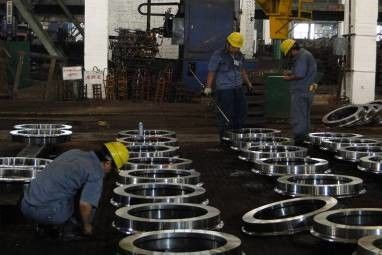 Kingrail Steel Rail Wheel , Locomotive Train Wheels ER6 ER7 Material