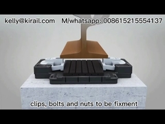 What material are railway tracks made of?