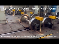 रेलवे वाहनों के पहियों का परीक्षण करने के लिए कि क्या असर ठीक है