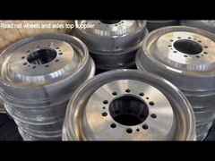 लाइट रेल लचीला पहियों की सुरक्षा टायर और पहिया केंद्र के साथ इकट्ठा