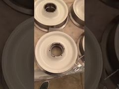 कोटिंग सुरक्षा के साथ स्टील रेल पहियों